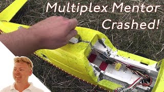 Multiplex Mentor #11 - Crashed @ Croydon Airport Model Flying Club