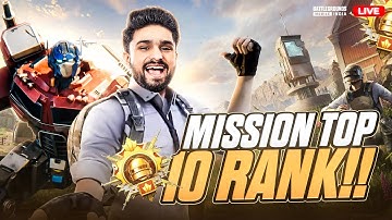 SERIOUS RANK PUSH TO TOP 10 | CLASSIC HACKER OR WHAT | BGMI LIVE