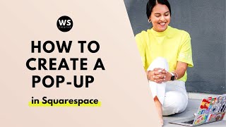 How to create a pop-up in your Squarespace Website