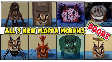 (DOORS!)  How To Find ALL 9 NEW FLOPPA MORPHS in Find The Floppa Morphs [DOORS MAP] - ROBLOX