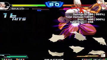 Chaos Code NSoC 1.03 and 2.11 - Bravo Vs. Cait and Sith 1 combo stun setup