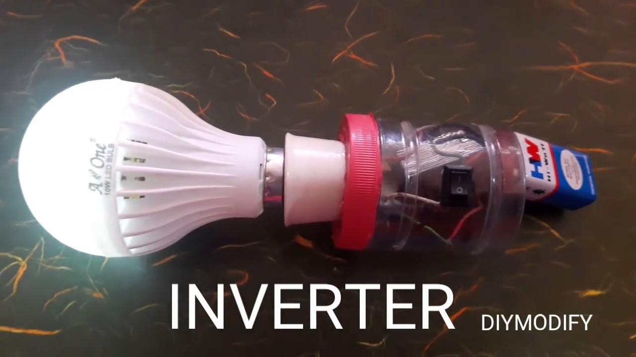 Diy Mini Invertor DIY MINI POWERFULL INVERTER ON 9V BATTERY - YouTube