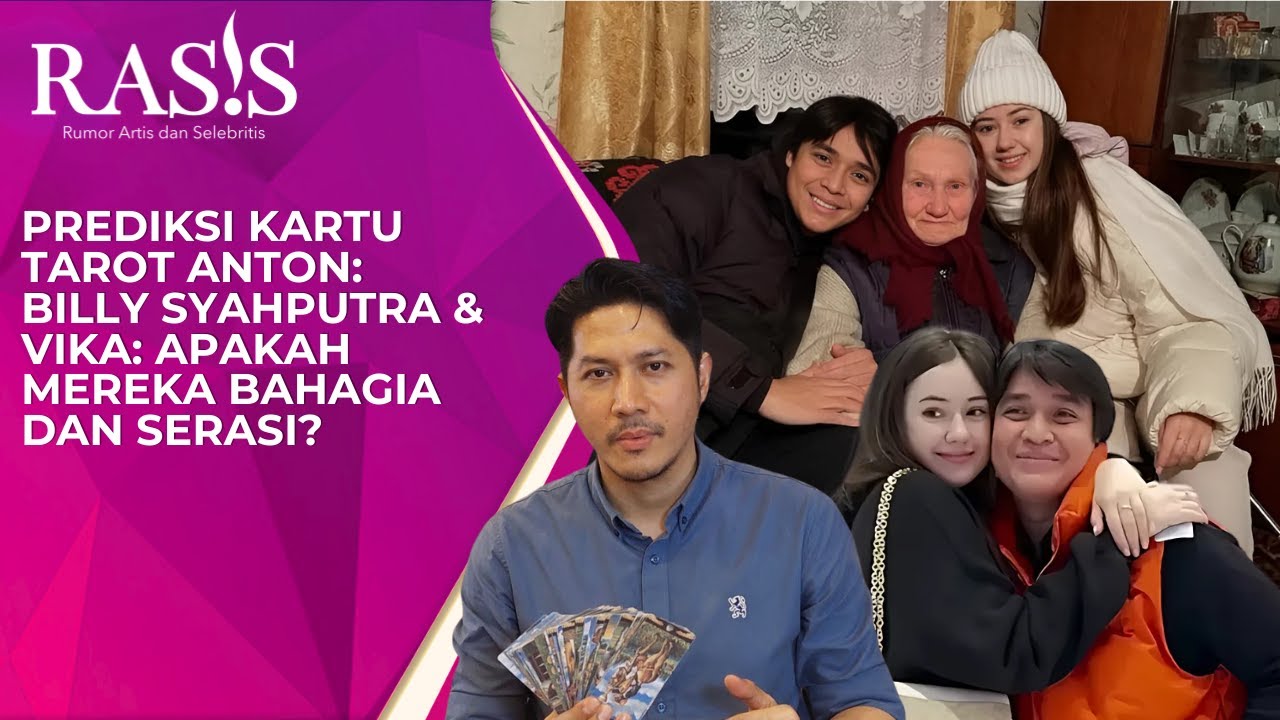 Prediksi Kartu Tarot Anton: Billy Syahputra & Vika: Apakah Mereka Bahagia dan Serasi?