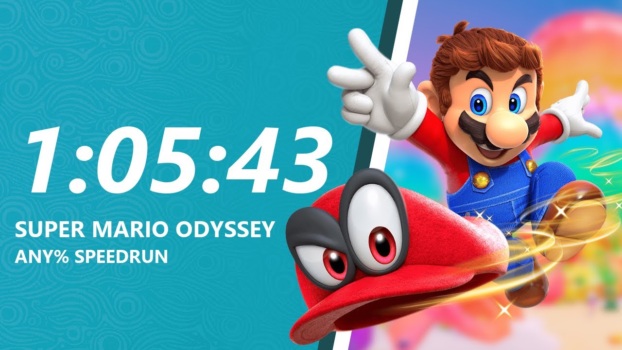 Any% in 01:13:23 by Magolor9000 - Super Mario Odyssey - Speedrun