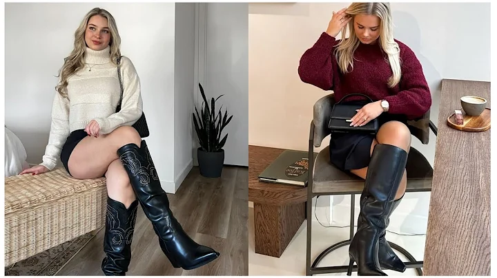 55+ Collection of Leather thigh high heels boots for women's New Trend #leather #thigh #shoes 