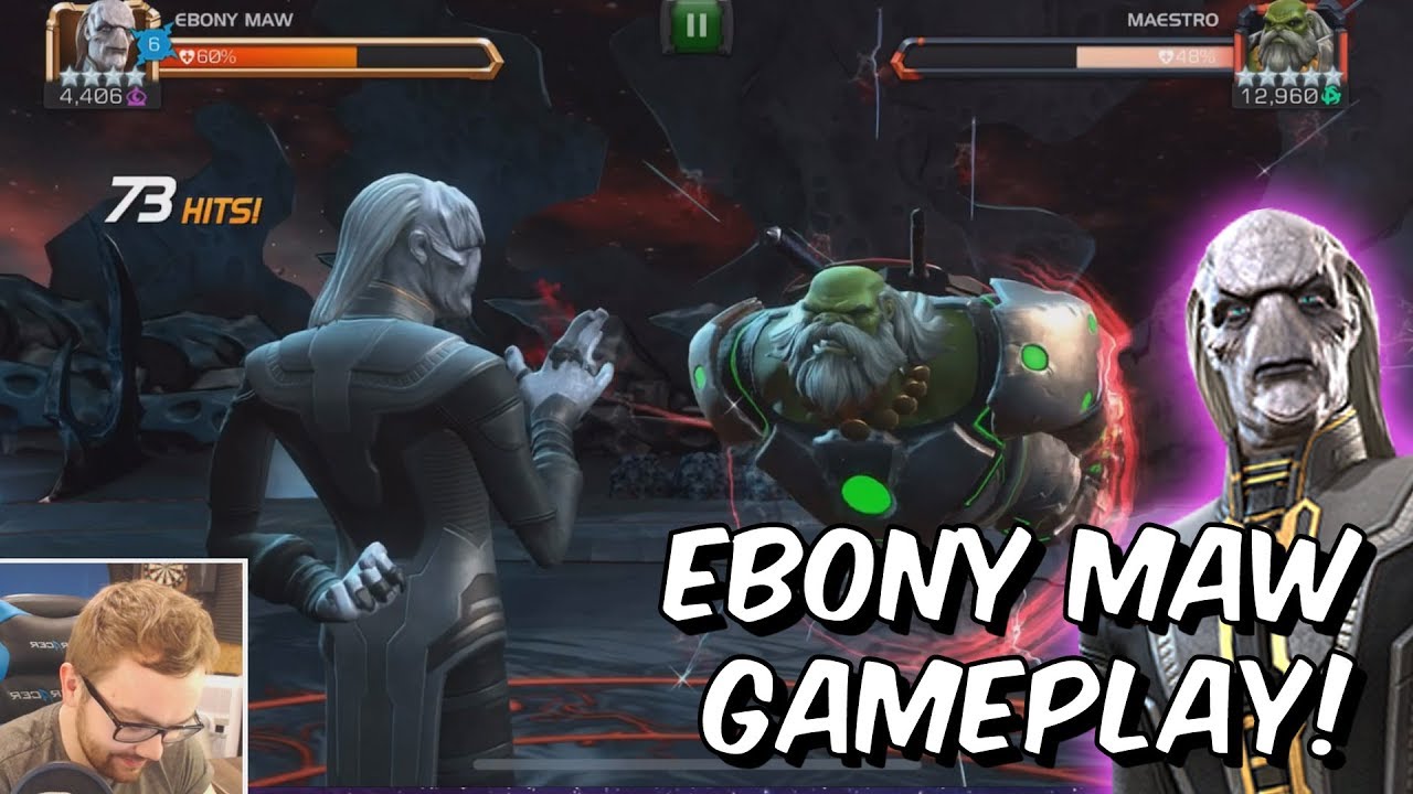 Ebony Maw Rank Up & Gameplay! - WHERE IS THE DAMAGE?!?! - Marvel Contest of Champions