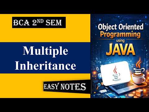 Multiple Inheritance in Java | Why Classes Don't Support It & Interface Sol. | Java | One Bit Extra