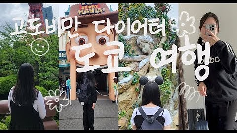 다이어터의 2박 3일 일본 도쿄여행 브이로그 | 여행 후 몸무게 변화, Tokyo vlog, 디즈니씨, 먹방