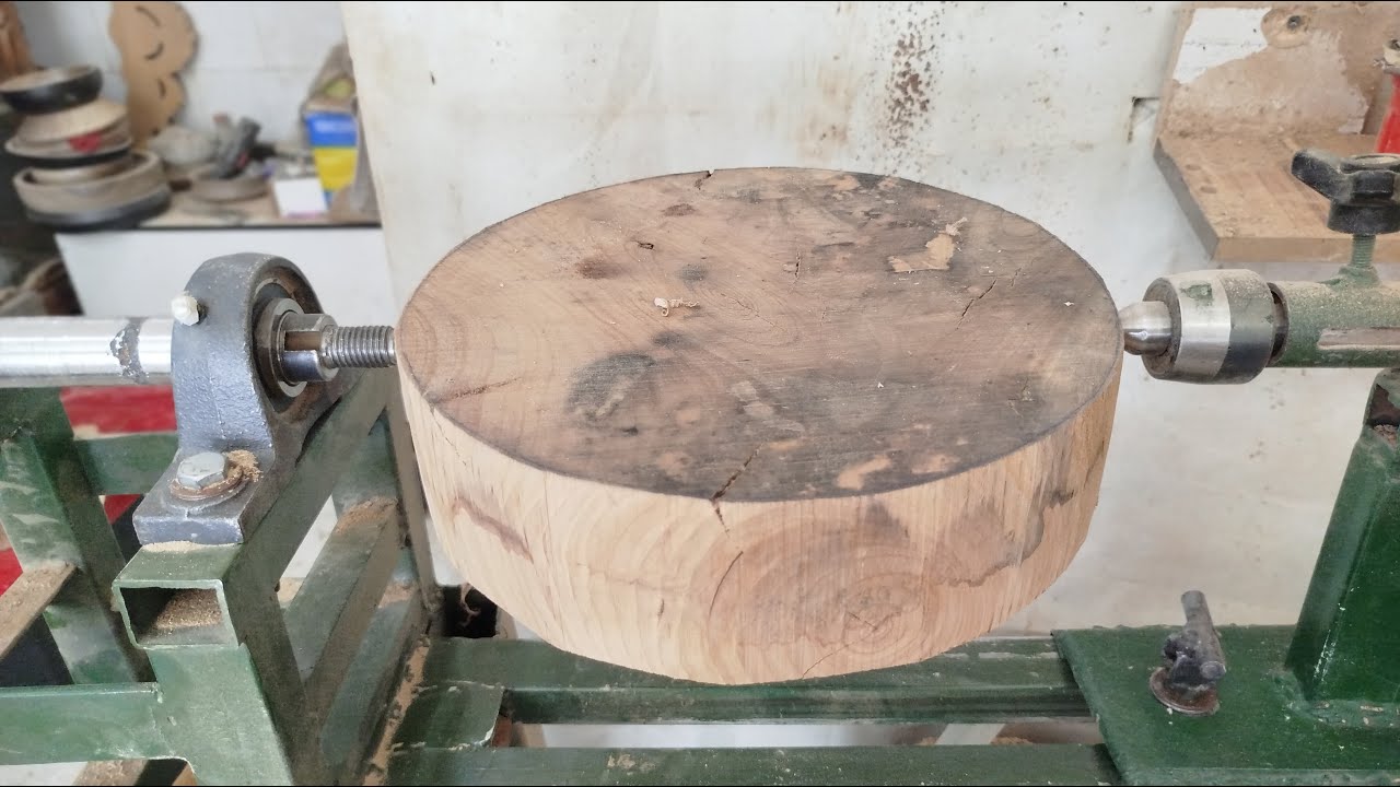 🌲🪵🌳How to turn a piece of cherry wood into، a beautiful piece of work# ...