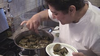 Angelo's Mom Makes Stuffed Grape Leaves