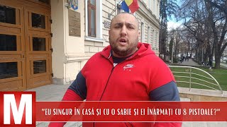 Individul care a lovit un polițist cu sabia în cap vrea să scape de cei 17 ani de pușcărie