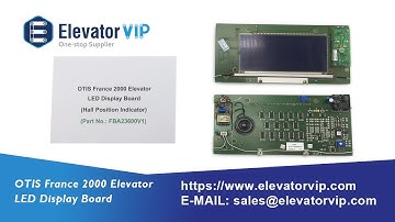 OTIS France 2000 Elevator LED Display Board (Hall Position Indicator) FBA23600V1 FBA610AZ1