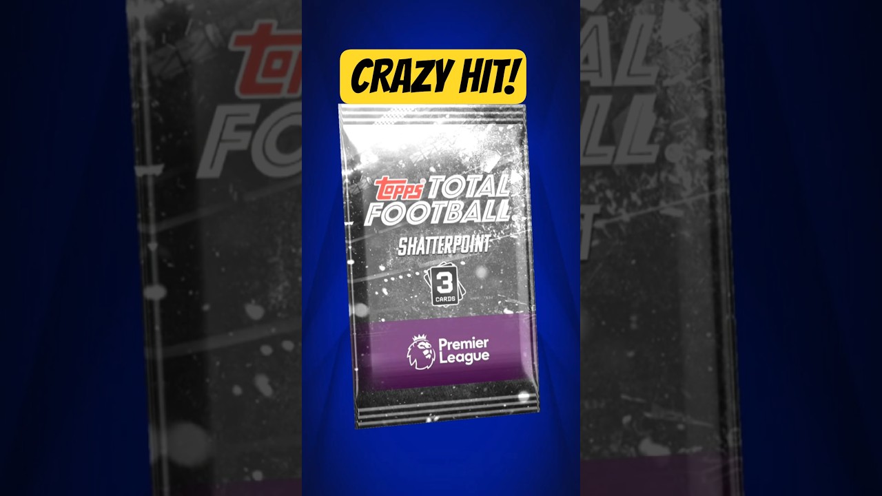 1 in 1,428 pack hit! Two hits! Finally hitting in Topps Total Football #premierleague