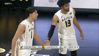UC San Diego vs Long Beach, FUN GAME, Apr 19, 25 NCAA D1 MVB  #volleyball #basketball