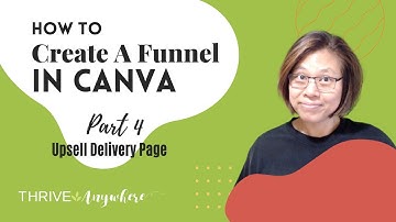 How To Create A Funnel In Canva Part 4: Upsell Delivery