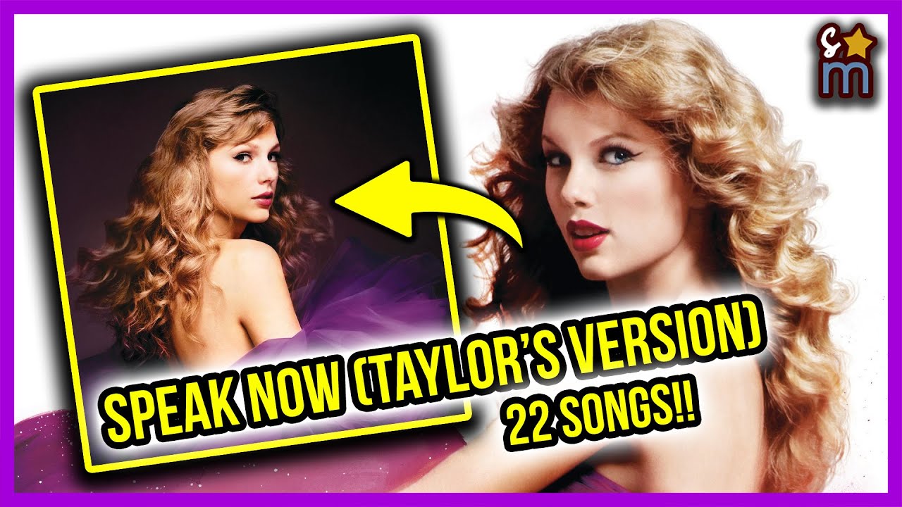 Drop everything now: Speak Now (Taylor's Version) coming soon