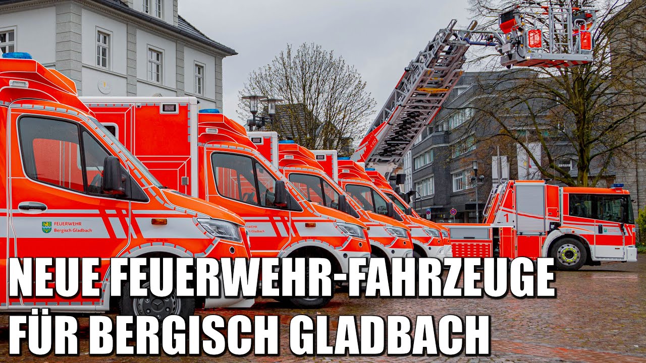 Neue Drehleiter und Rettungswagen für die Feuerwehr Bergisch Gladbach | 31.03.2022