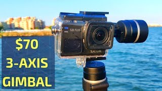 2018 S Cheapest 3 Axis Gimbal - Funsnap Capture Review And Test