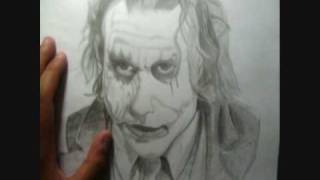 ⁣Heath Ledger Portrait (As The Joker)