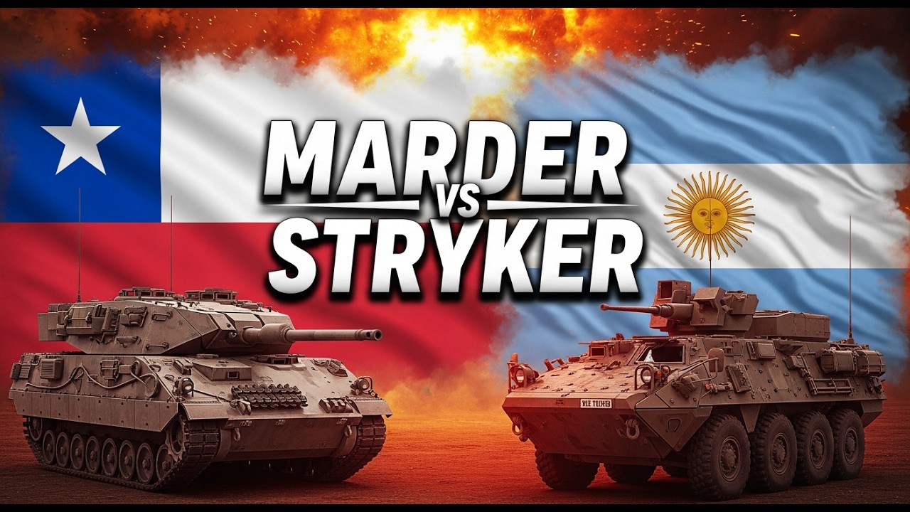 ¿MARDER 1A3 Humilla al STRYKER? Chile vs Argentina