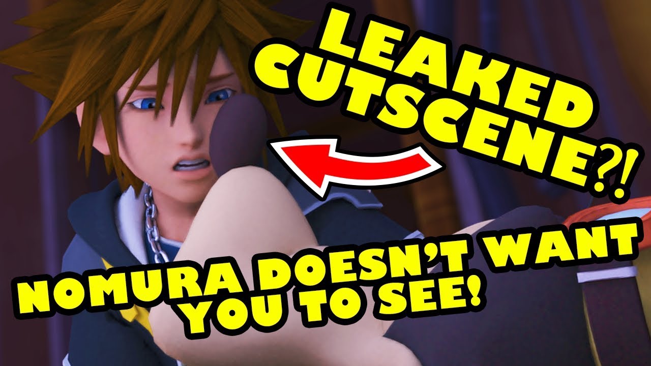 LEAKED KINGDOM HEARTS 3 DELETED CUTSCENE?! - YouTube