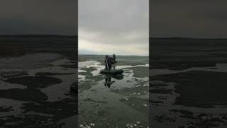 Последний лед на озере Комкуль  #icefishing #рыбалка #ловлякарася
