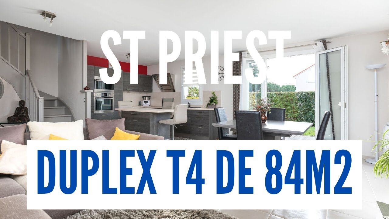 ST PRIEST - SUPERBE DUPLEX T4 DE 84M2
