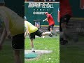He Almost Robbed it😳 #micd #dingersornothing #wiffleball #baseball #shorts