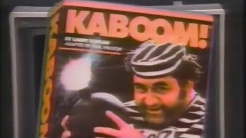 Activision Kaboom & Pitfall Tv Commercial | Atari 2600 5200 XL | Colecovision Intellivision Pc