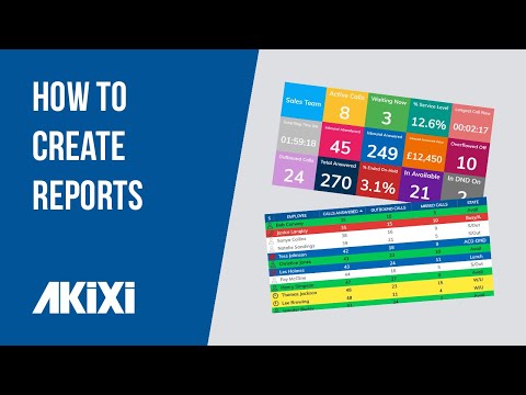 How to Create Reports in Akixi