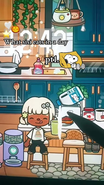 what sisi eats in a day #tocaaesthetichousetour #educationalgames #toca
