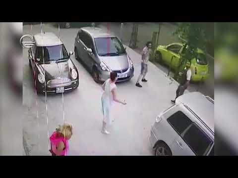 ირაკლი ნოზაძის დაჭრის კადრები