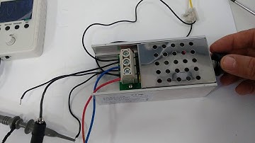 Veja como é a forma de onda de saída de um dimmer pelo osciloscópio.