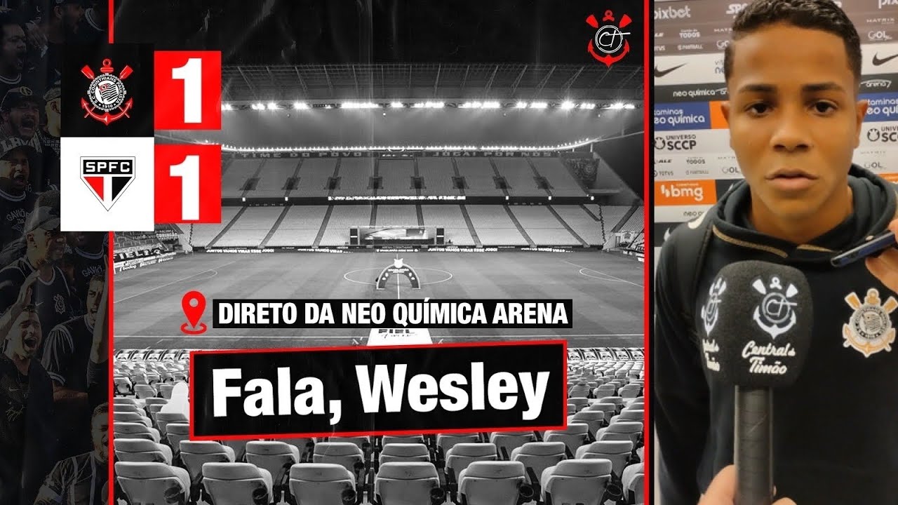 Wesley é o segundo jogador sub-23 com mais dribles no Brasileirão desde sua  estreia pelo Corinthians