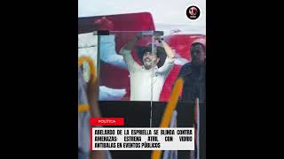 Abelardo de la Espriella: atril blindado ante amenazas en campaña