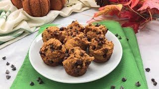 Pumpkin chocolate chip mini muffins