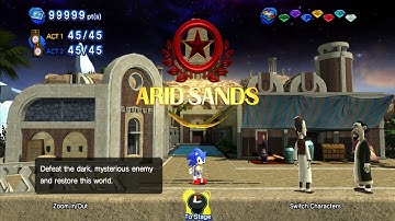 Sonic Generations Unleashed Project - ARID SANDS Classic GamePlay