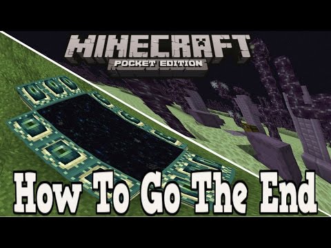 Minecraft Pe How to Go to The End - Working End Portal In Mcpe