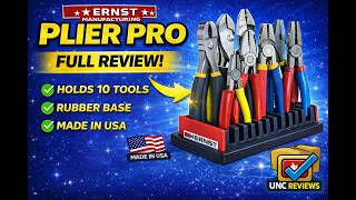 🔧 Ernst Plier Pro Organizer Review 🇺🇸 | Tool Drawer MUST-HAVE! Holds 10 Tools + No Slip Design