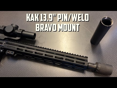 KAK 13.9" Pin/Weld Bravo Mount
