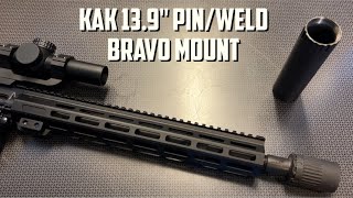 KAK 13.9" Pin/Weld Bravo Mount