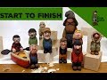 Woodcarving How To: Carve A Little Man -Start To Finish ,Full Tutorial