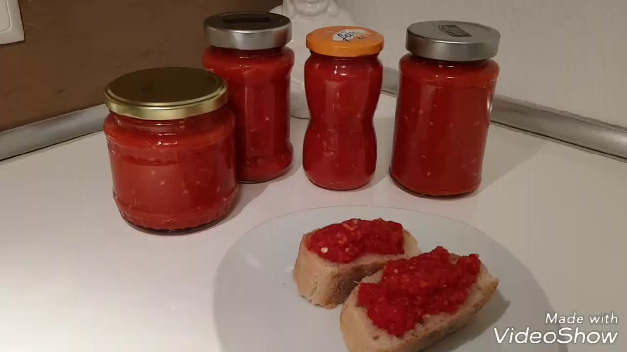 Pikante Tomatensoße einkochen oder frisch essen! Ein Hochgenuss! - YouTube