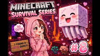 I found a CUTE💖 ghast from nether!? | #minecraft