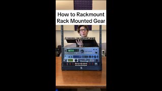 How to Rackmount Rack Mounted Gear #shorts