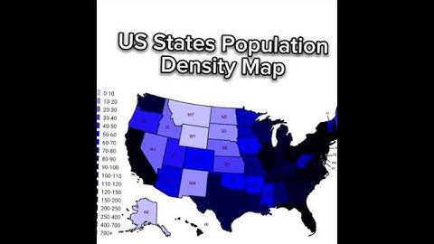 United States Population Density Map