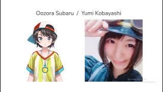 Hololive members Real FACE