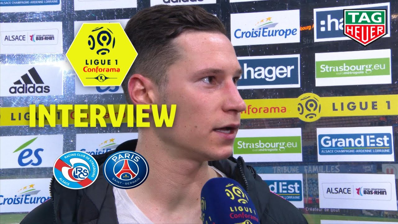 Interview de fin de match :RC Strasbourg Alsace - Paris Saint-Germain ...