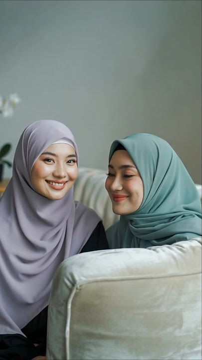 Lovely KISS of beautiful HIJAB woman!!! ❤️💋