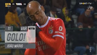 Goal | Golo João Mário: Paços de Ferreira 0-(2) Benfica (Liga 22/23 #20)